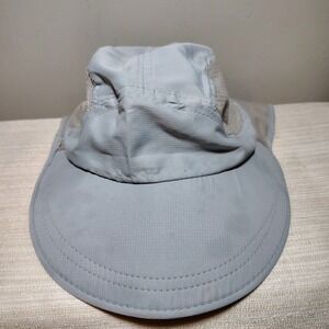 August Sportswear INC Sun Protection Hat Neck Flap‎ Mesh Lightweight Gray